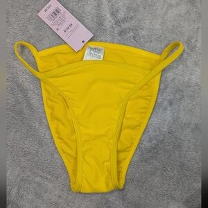NWT Target Wild Fable Yellow Bikini Bottom Size XS